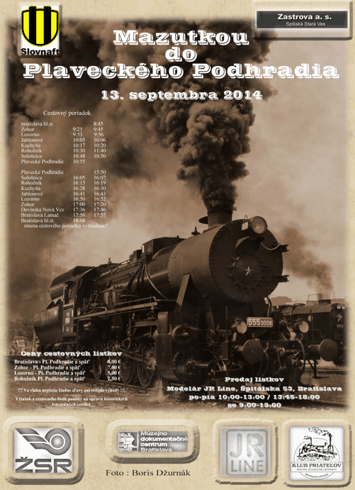 13.9.2014 - Mazutkou do Plaveckého Podhradia