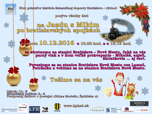 Jazda s Mikim po bratislavsk�ch spojk�ch 10.12.2016