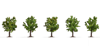 5ks *Ovocn� stromy 8cm