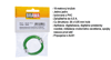 ZELEN� *K�bel 10m;�0,05mm*AUX1